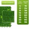 Sorbus Interlocking 24"x24" Artificial Grass Tiles for Balcony, Patio, Deck Flooring, Pets & Dog Pad - Self-Draining